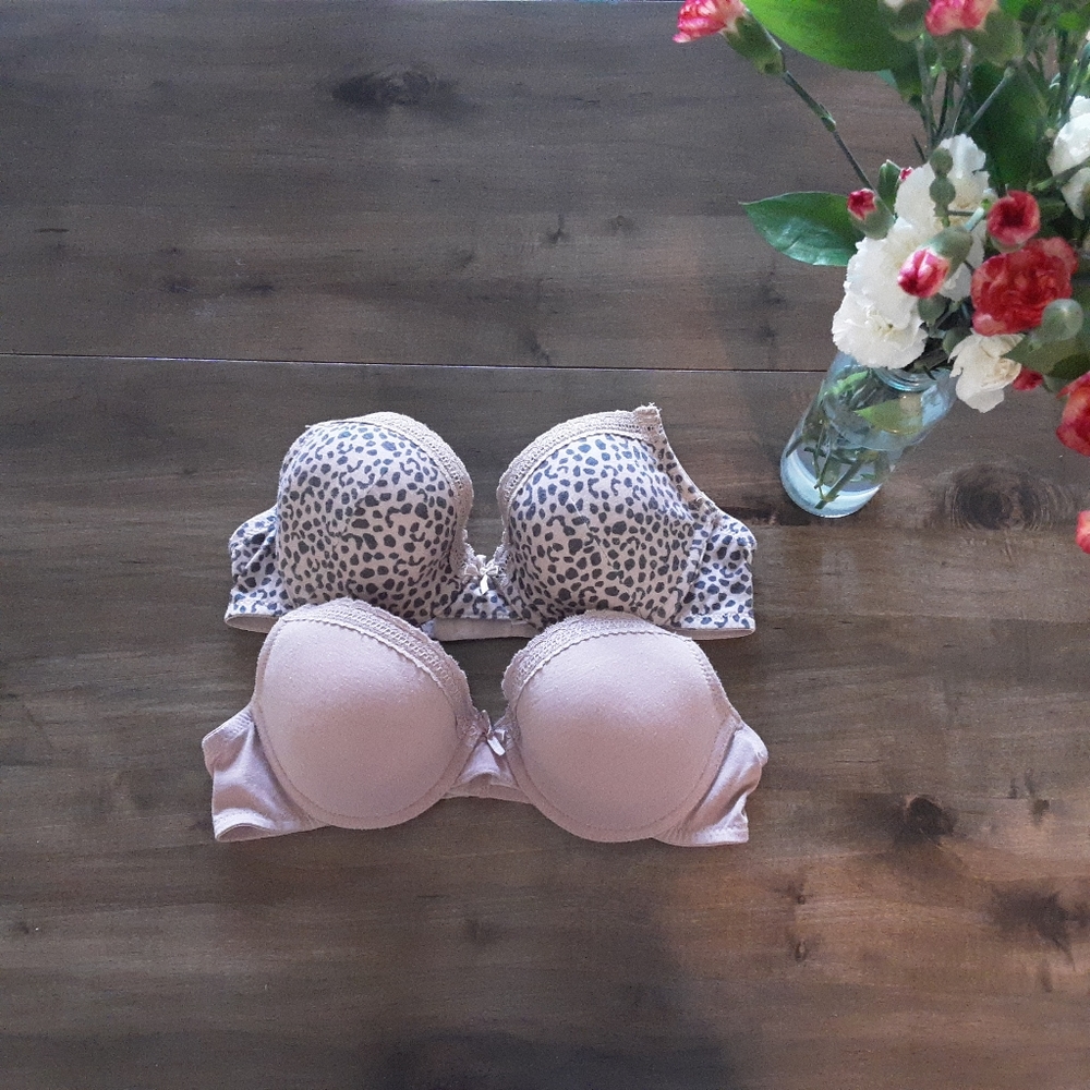 Set of Two Pink Bras